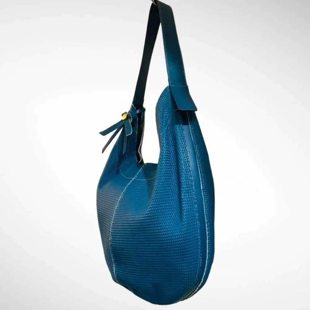 New! RIPANI TEAL HOBO SHOULDER BAG
